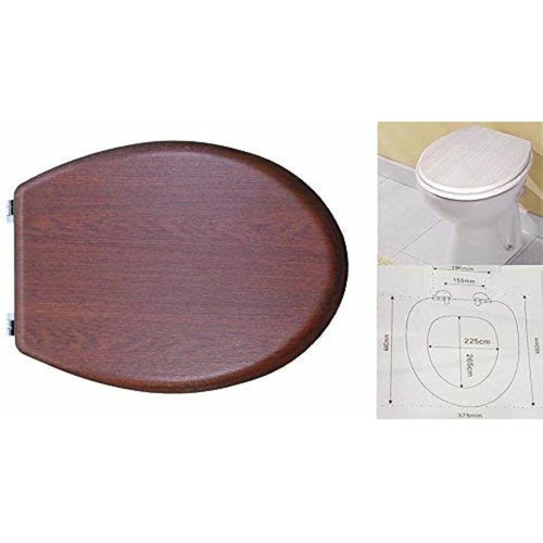 Copriwater effetto legno - effetto, noce