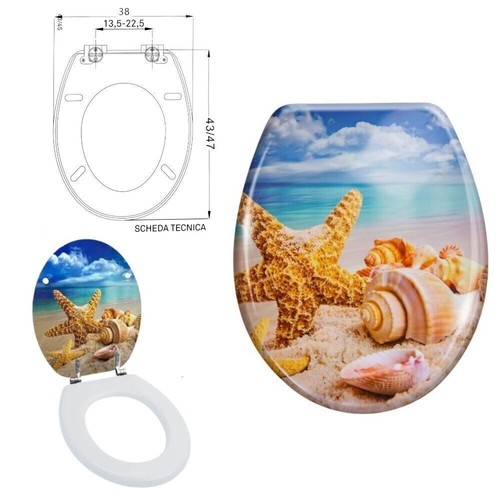 Sedile copriwater universale - copriwater,
